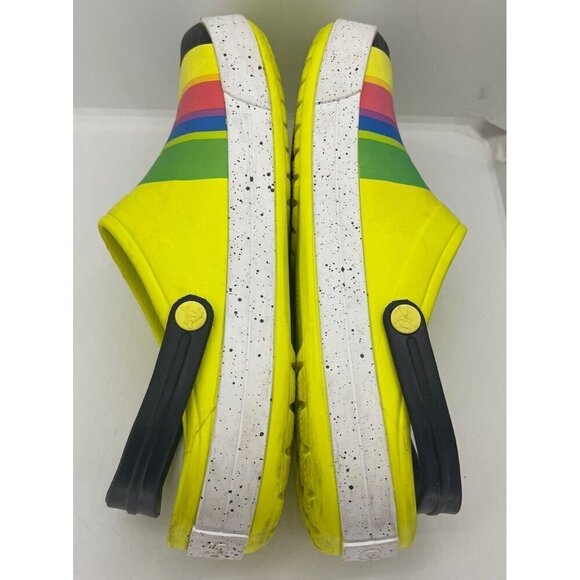 Crocs Colorburst Crocband Rainbow Pride Colorful Splatter Men's 11 205109 Rare - Picture 7 of 10